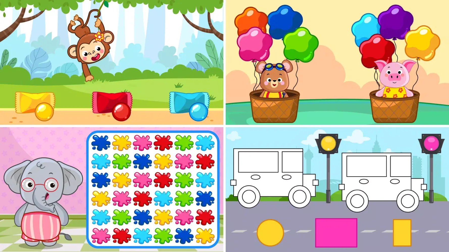 Tangkapan skrin Colors Learning Toddler Games