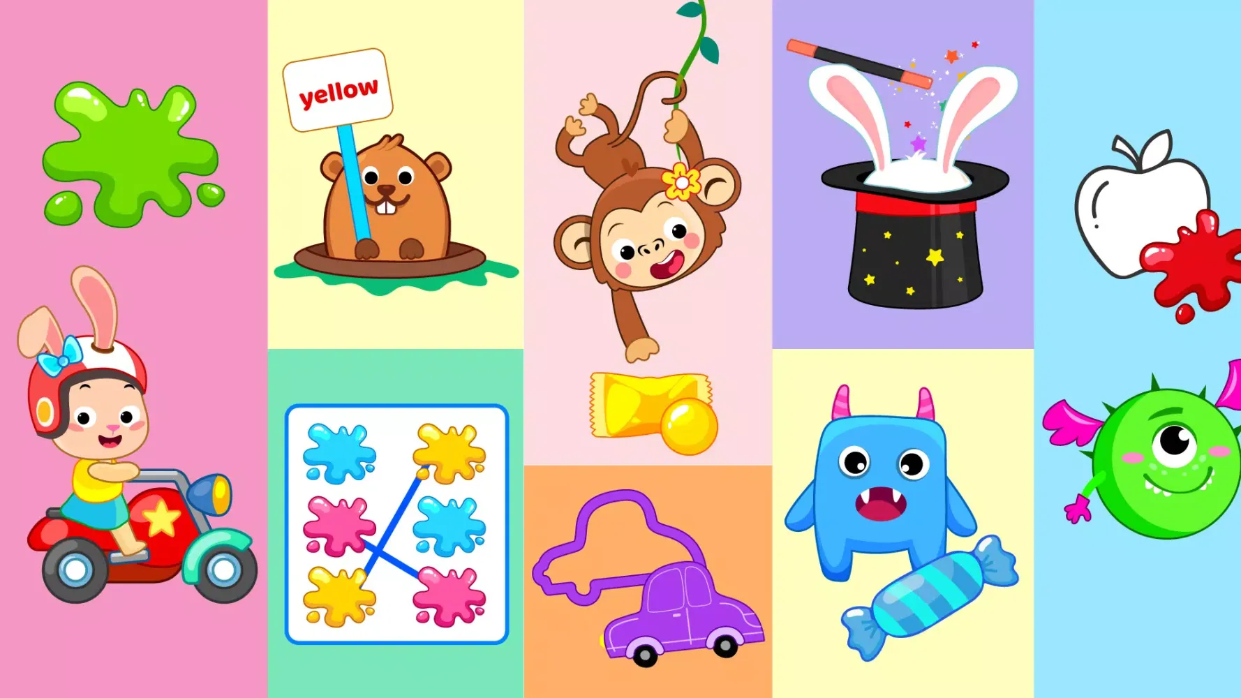 Tangkapan skrin Colors Learning Toddler Games