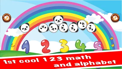 1st cool 123 math and alphabet - kindergarten kids educational games应用截图