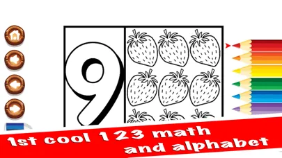 1st cool 123 math and alphabet - kindergarten kids educational games应用截图