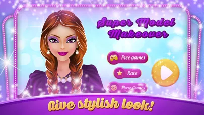 Ảnh chụp màn hình của Super Model: Luxury makeover for stylish girls