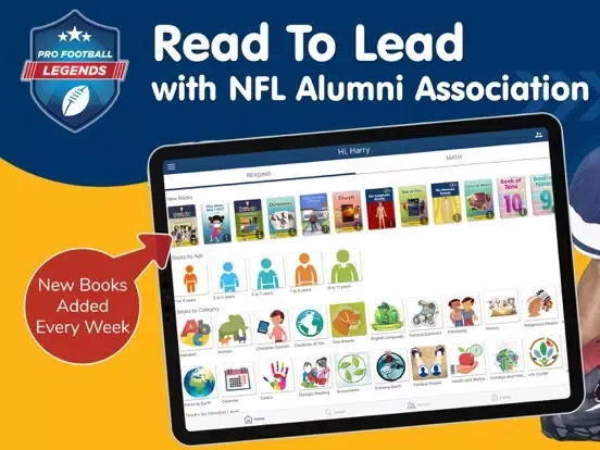 Read To Lead NFL Alumni Assoc. iPad  Screenshots