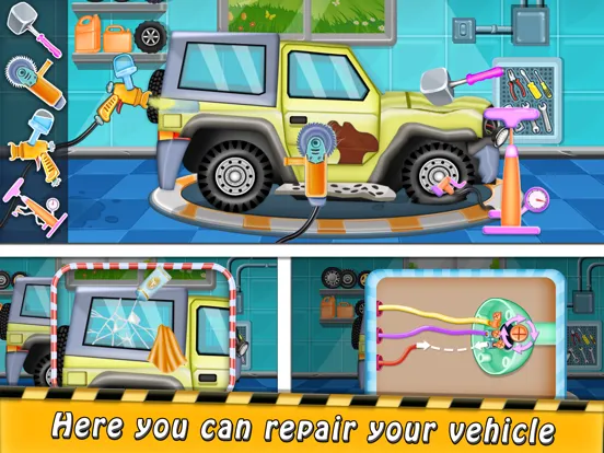 Tangkapan skrin Road Construction - baby Games iPad 