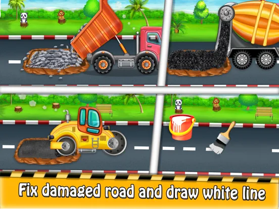 Tangkapan skrin Road Construction - baby Games iPad 