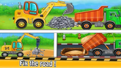 Tangkapan skrin Road Construction - baby Games
