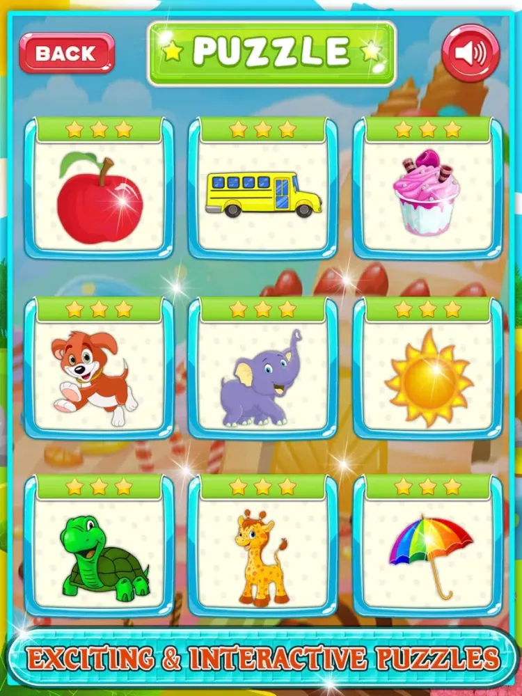Toddler Brain Trainer Puzzle iPad  スクリーンショット