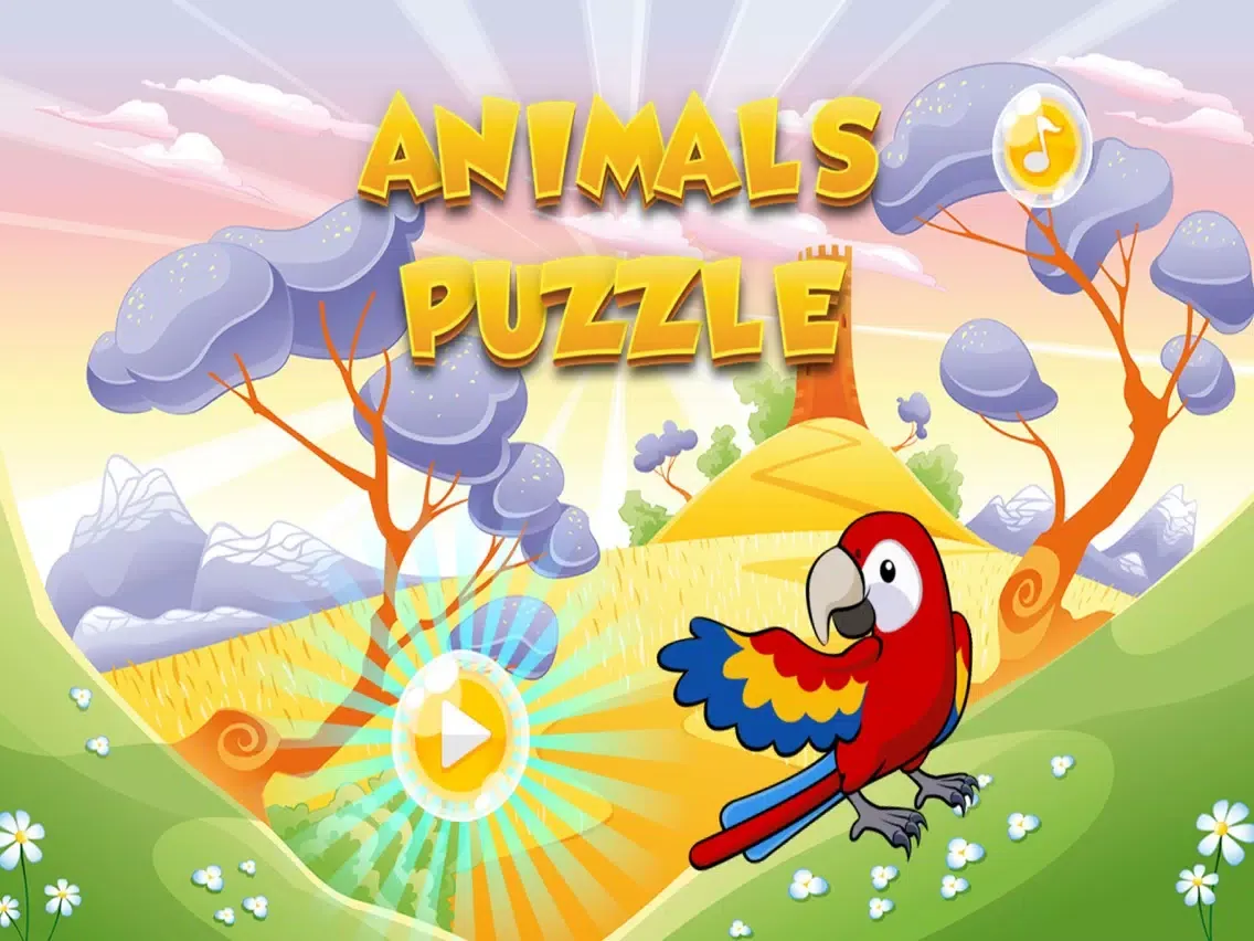 Capturas de pantalla de Kids Learn Vocabulary Animals Puzzle iPad 