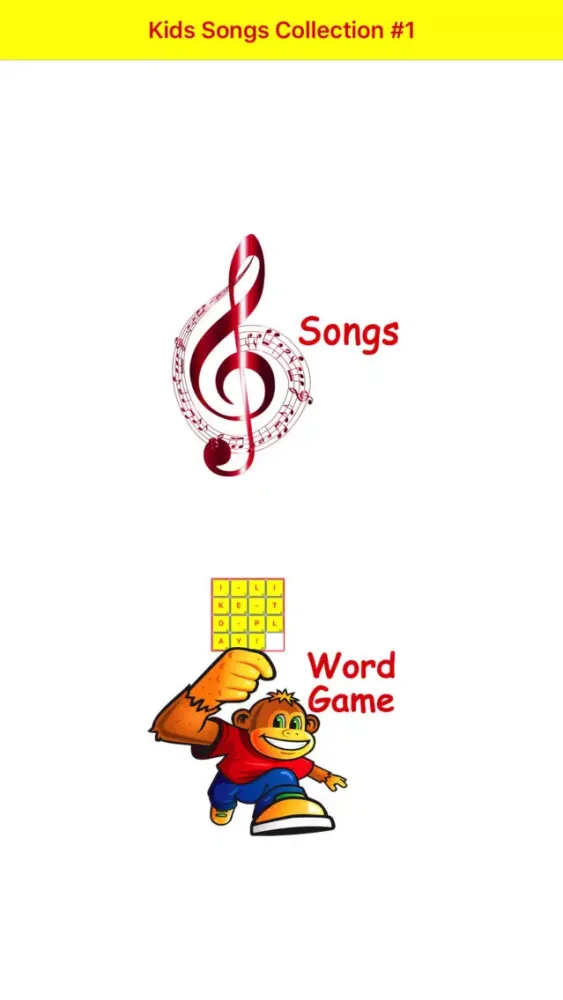 Tangkapan skrin Kids Songs Collection #1