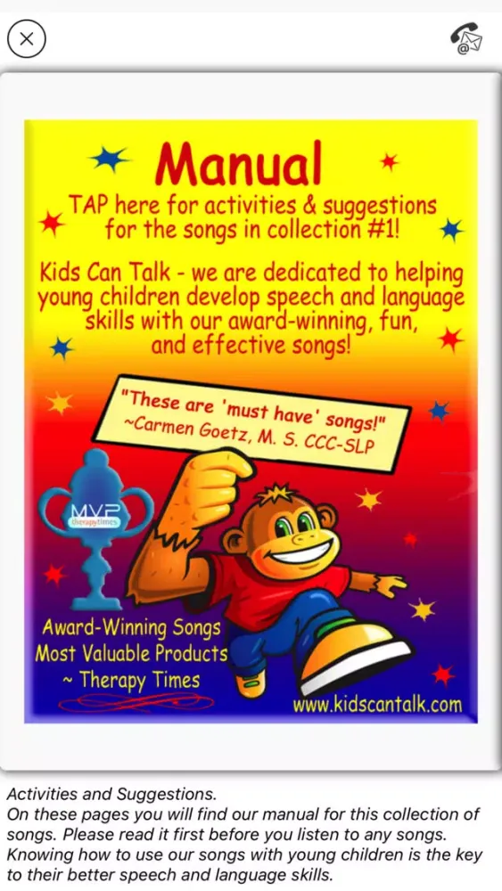 Tangkapan skrin Kids Songs Collection #1
