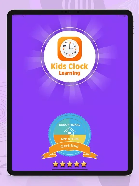 صور Kids clock learning iPad 