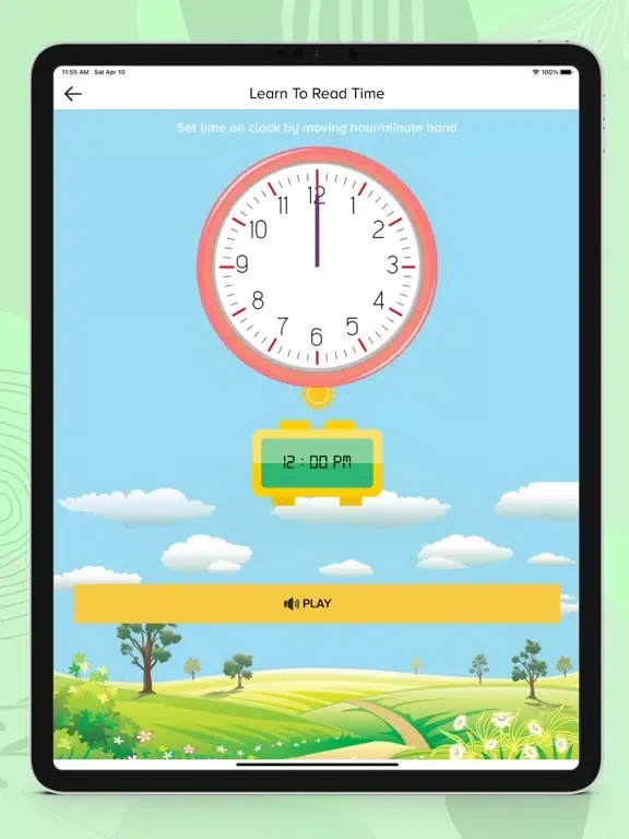 صور Kids clock learning iPad 