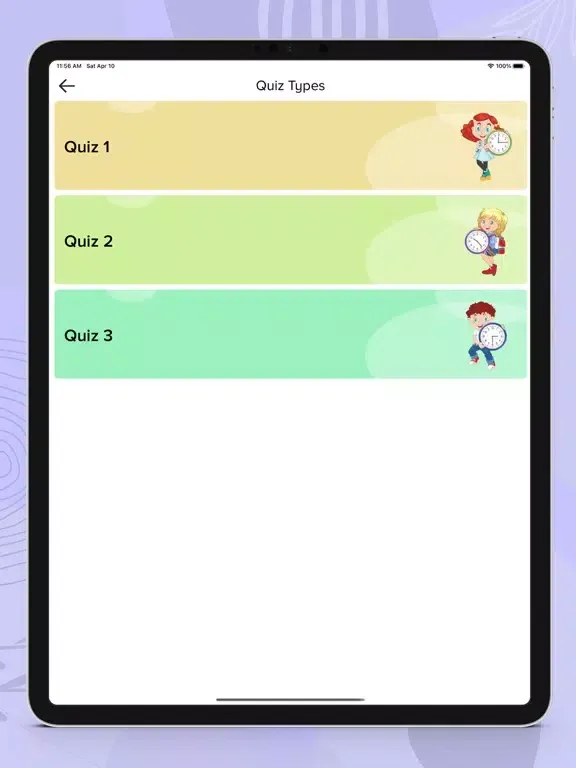 صور Kids clock learning iPad 