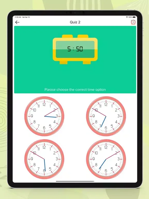 صور Kids clock learning iPad 