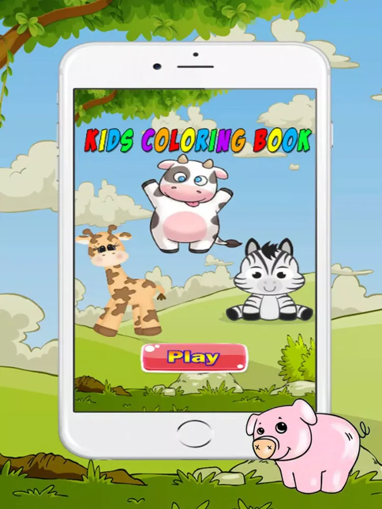 صور Coloring Book Cute Animals for kids iPad 