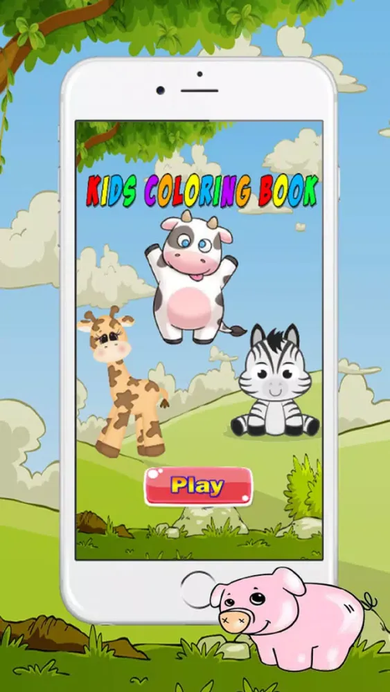 صور Coloring Book Cute Animals for kids