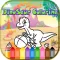 Dinosaur kid Coloring Book Game
