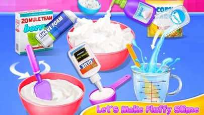 Capturas de tela do Crazy Fluffy Slime Maker