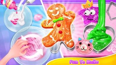 Capturas de tela do Crazy Fluffy Slime Maker