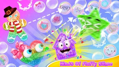 Capturas de tela do Crazy Fluffy Slime Maker