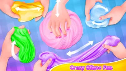 Capturas de tela do Crazy Fluffy Slime Maker