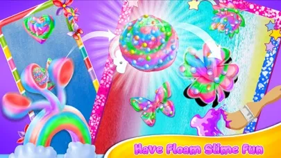 Capturas de tela do Crazy Fluffy Slime Maker