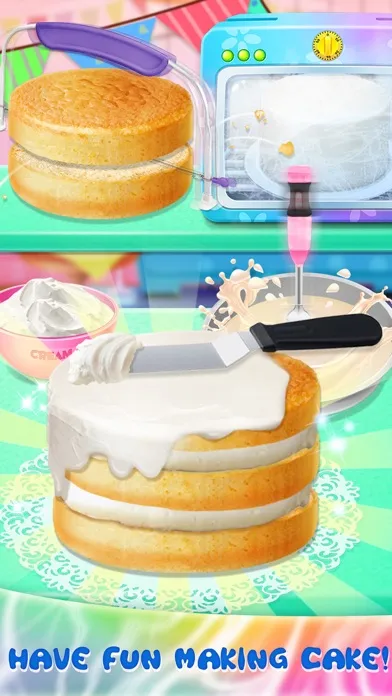 Capturas de tela do Galaxy Mirror Glaze Cake