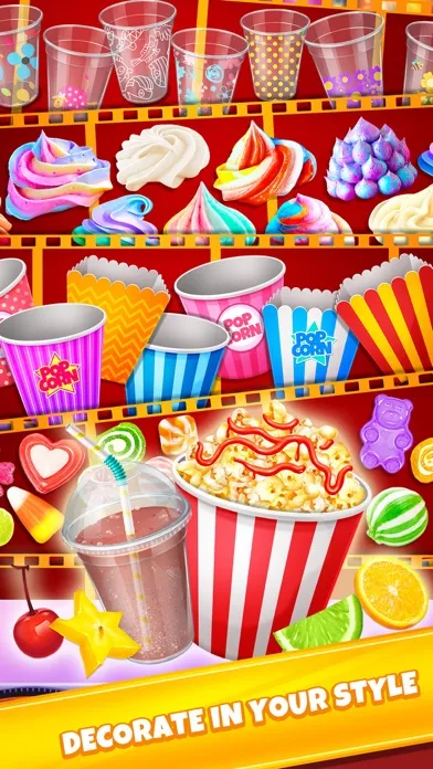 ภาพหน้าจอของ Crazy Movie Night Food Party