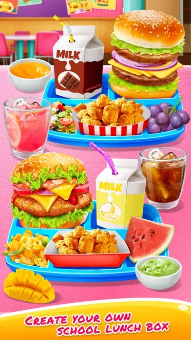 Ảnh chụp màn hình của School Lunch Food