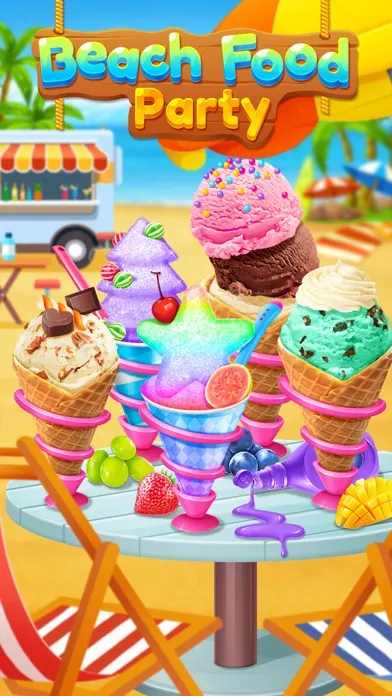 Ảnh chụp màn hình của Beach Desserts Food Party