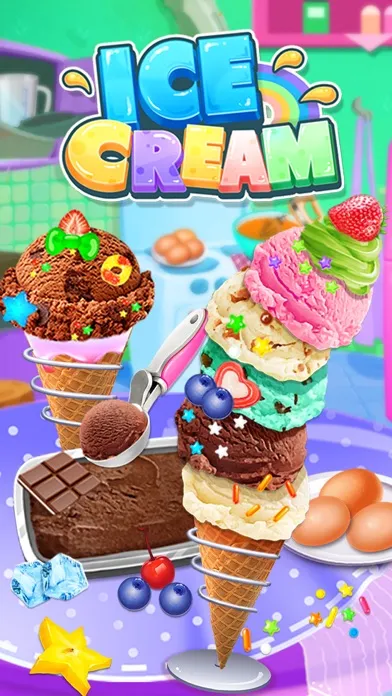 Tangkapan skrin Frozen Ice Cream Shop