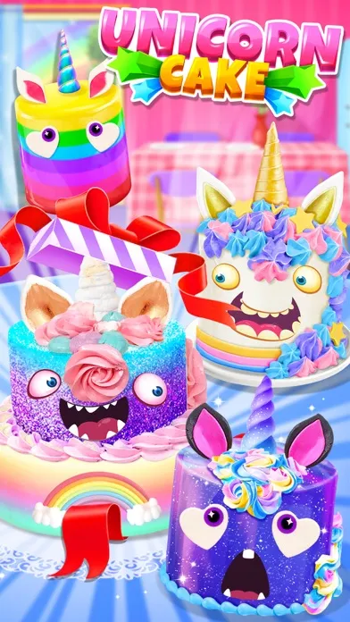 تصاویر Unicorn Cake - Rainbow Dessert