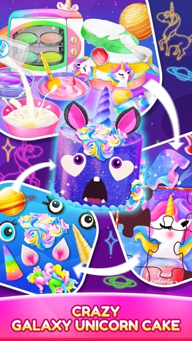 تصاویر Unicorn Cake - Rainbow Dessert