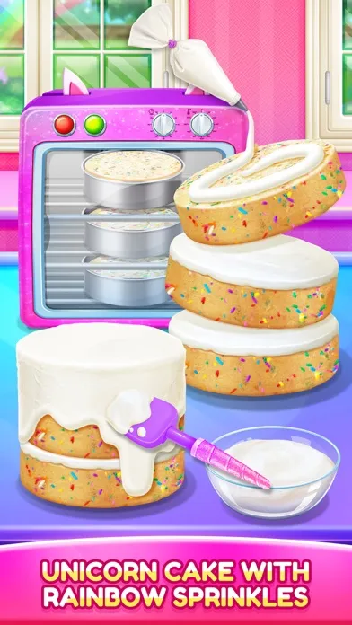 تصاویر Unicorn Cake - Rainbow Dessert