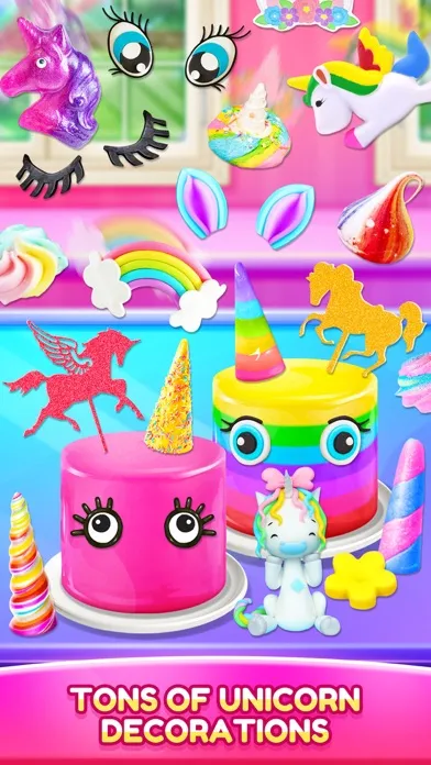 تصاویر Unicorn Cake - Rainbow Dessert