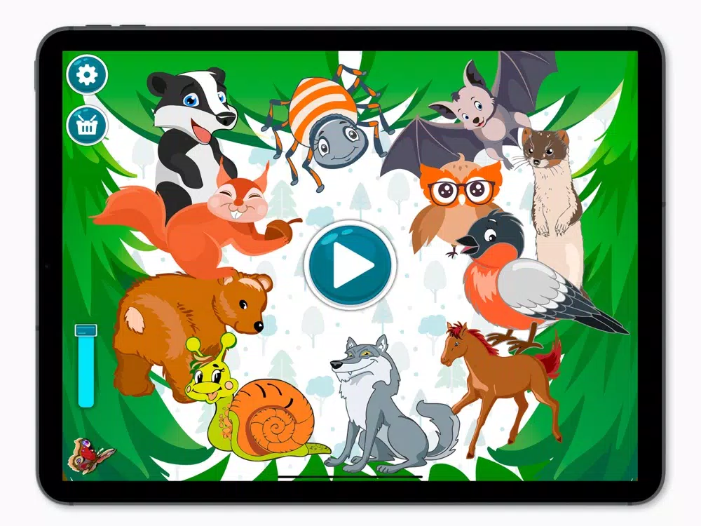 Capturas de tela do KidsDi: Forest animals puzzle iPad 