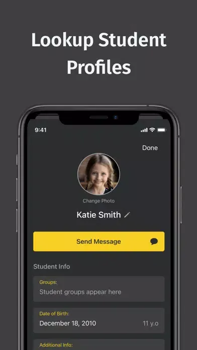 Capturas de pantalla de Kidsee: Parent-Coach Messaging