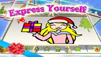 Capturas de tela do Snow Draw - Xmas colors