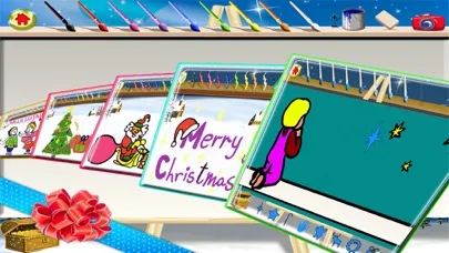Capturas de tela do Snow Draw - Xmas colors