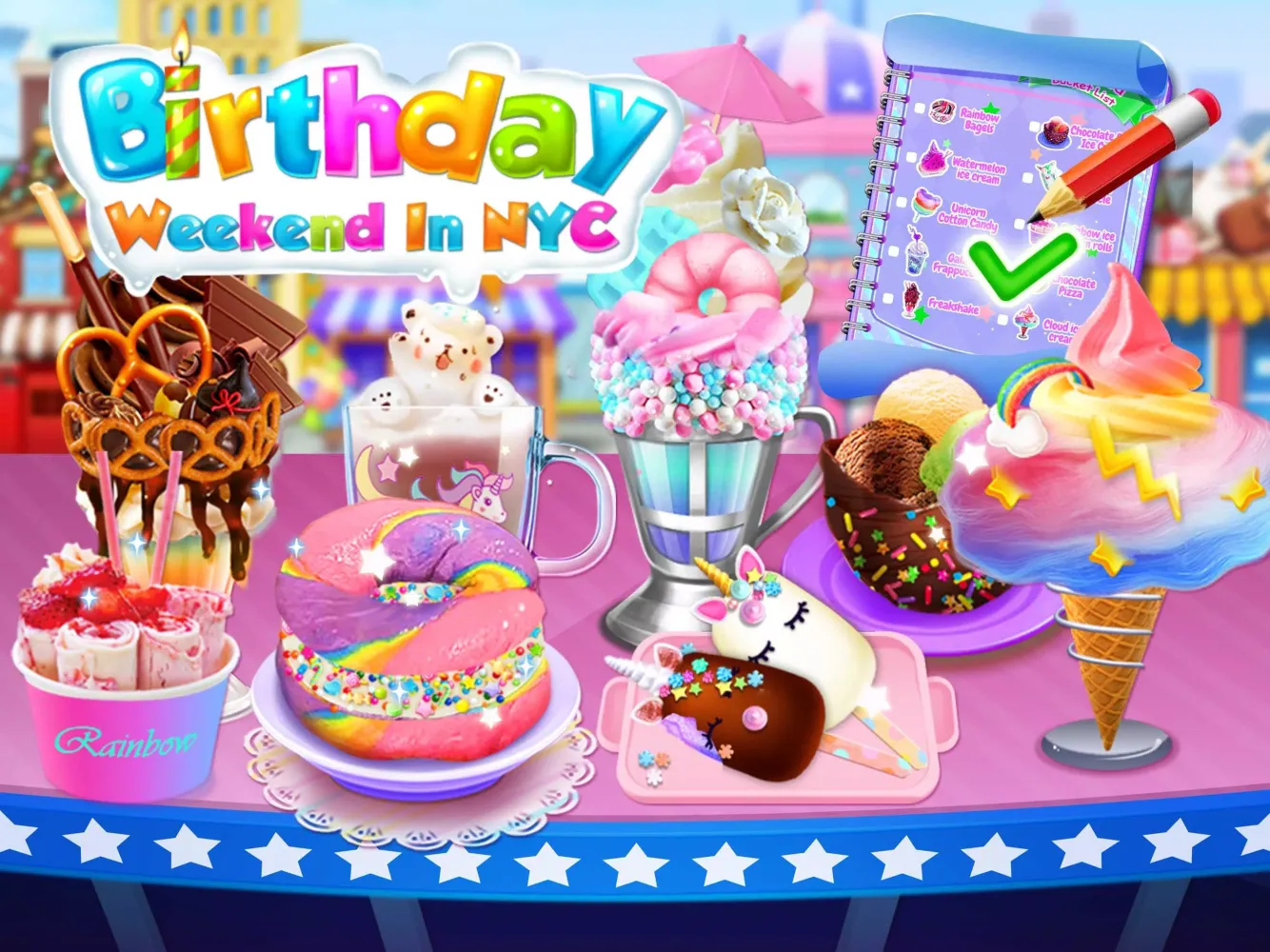 Zrzuty ekranu Sweet Trendy Desserts: Birthda