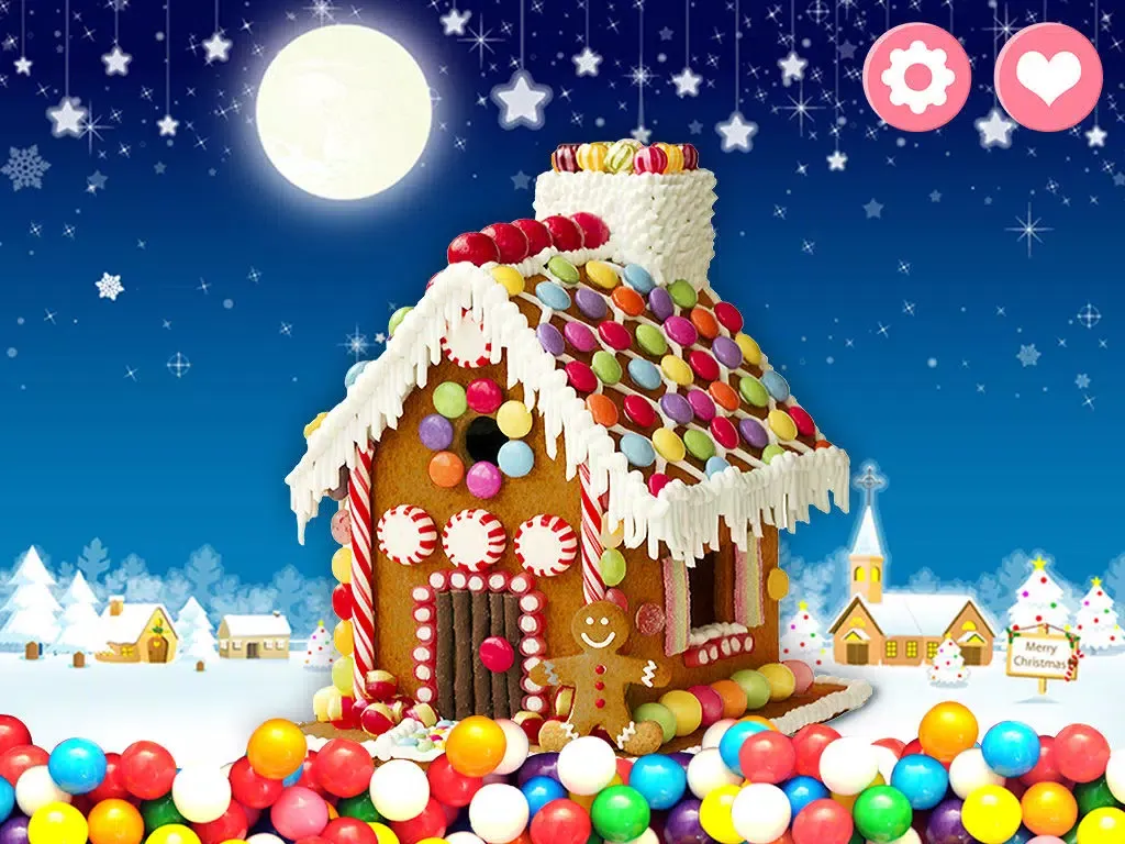 Gingerbread House Maker - Free! iPad 應用截圖