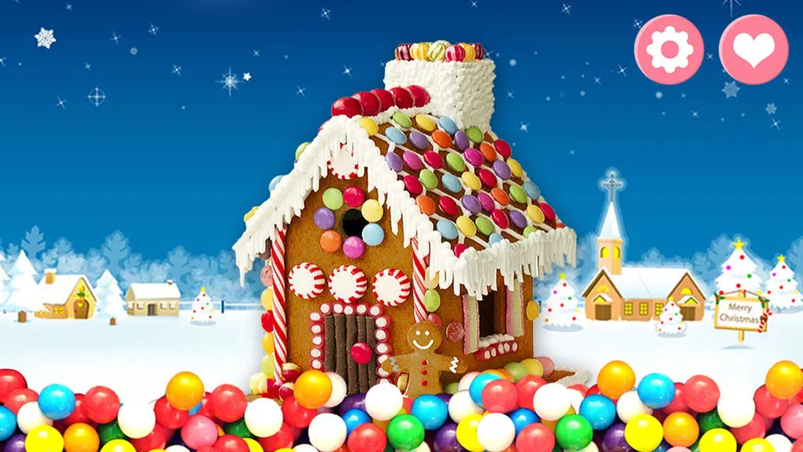 Gingerbread House Maker - Free!應用截圖