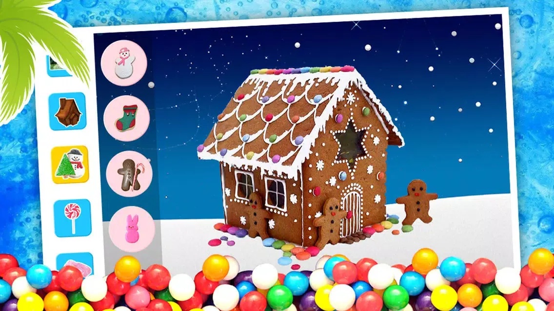 Gingerbread House Maker - Free!應用截圖