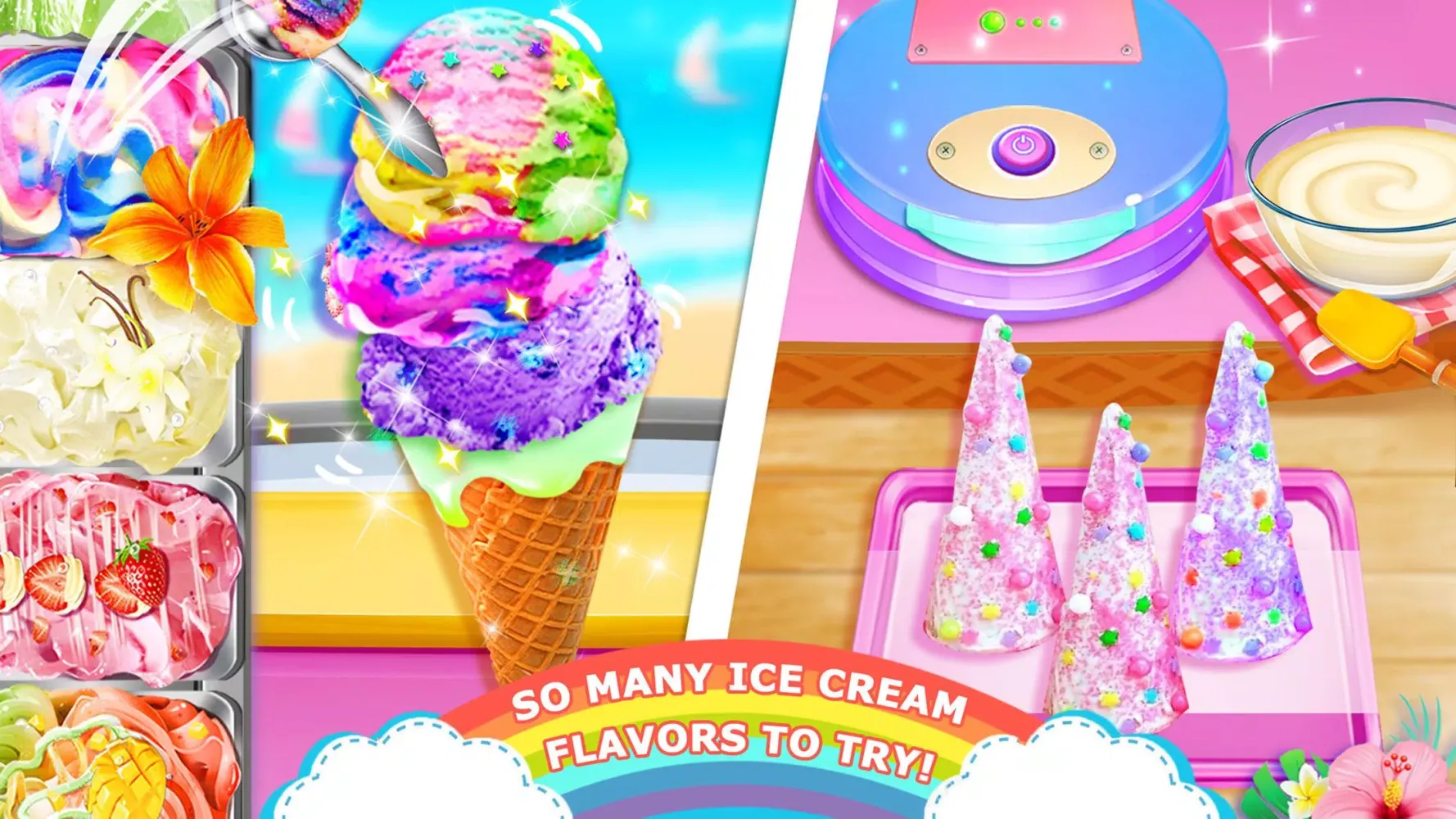 Unicorn Chef Ice Cooking Games應用截圖