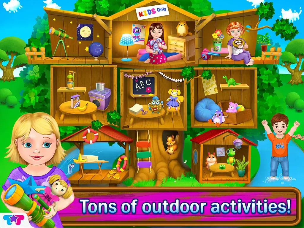 Ảnh chụp màn hình của Baby Tree House - Outdoor Adventures iPad 
