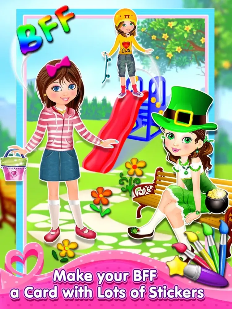 Best Friends Forever - Dress Up, Makeup, Card Maker & Photo Fun iPad 應用截圖