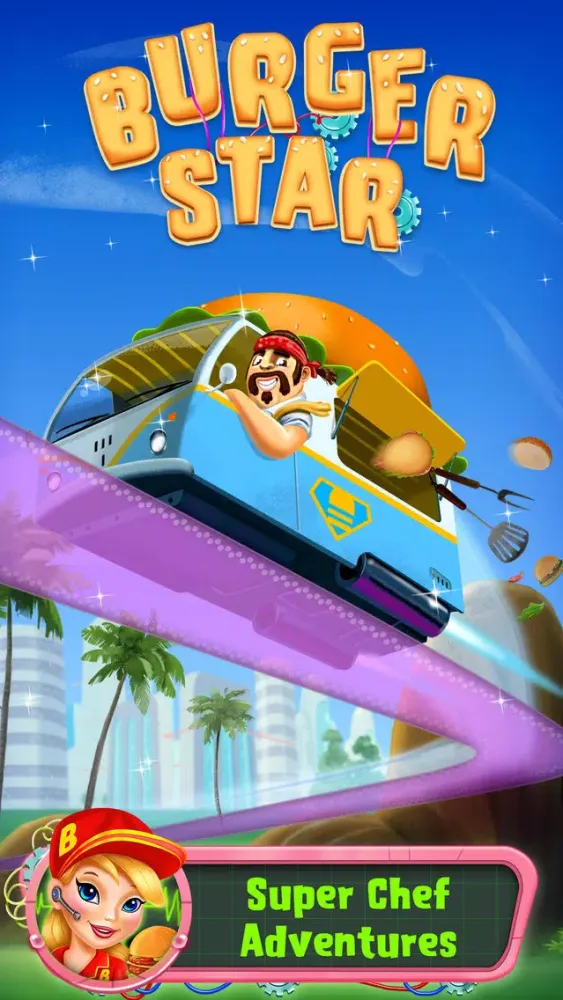 Burger Star - Super Chef Adventures 스크린샷