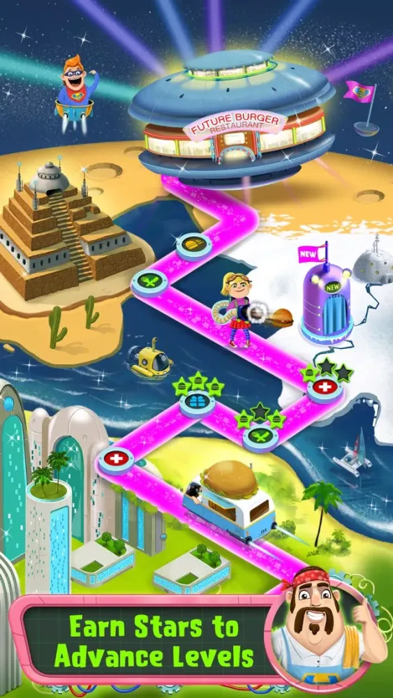 Burger Star - Super Chef Adventures 스크린샷