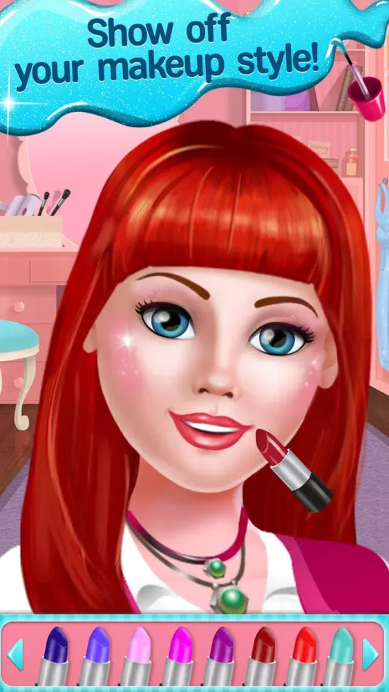 College Chic Makeover - Spa & Salon Day: Dress Up, Make Up, Photo Fun & Card Maker स्क्रीनशॉट