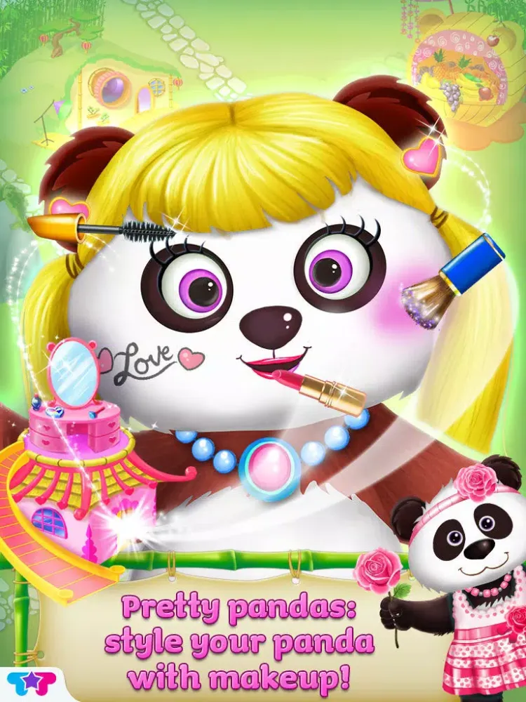 Panda Care Forest Resort - Pamper, Style & Play iPad 應用截圖