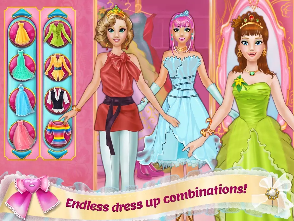 Tangkapan layar Design It! Princess Fashion Makeover: Outfit Maker iPad 